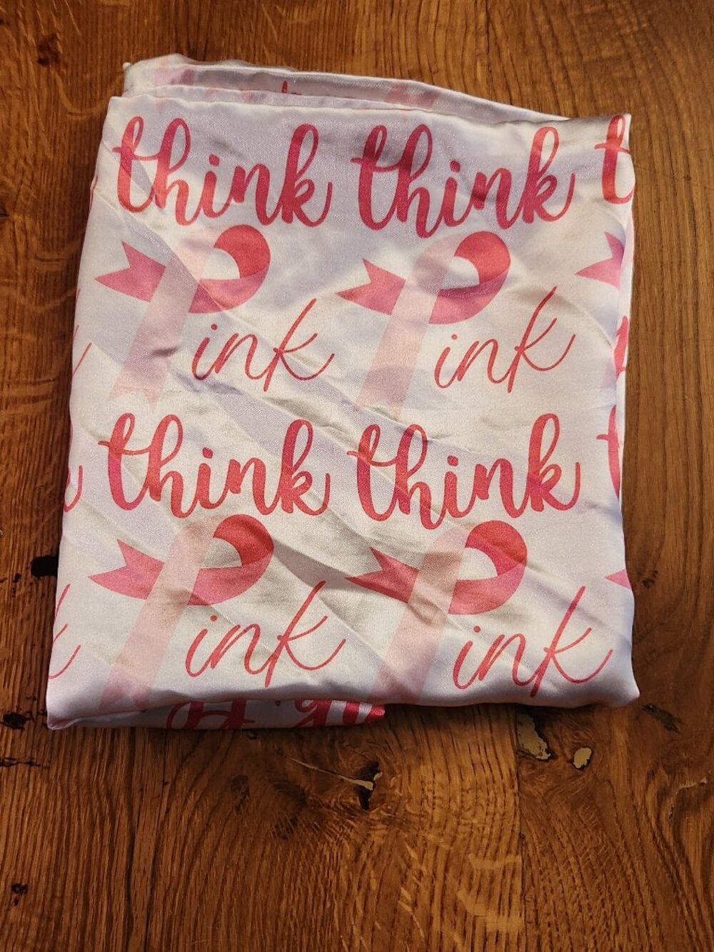 Silk Pillowcase Think Pink